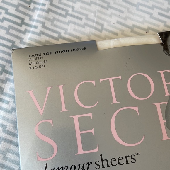 Victoria’s Secret sexy sheer lace top thigh highs - Picture 3 of 3